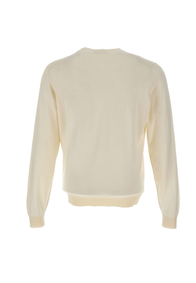 Shop Filippo De Laurentiis Superlight Cotton Sweater In White