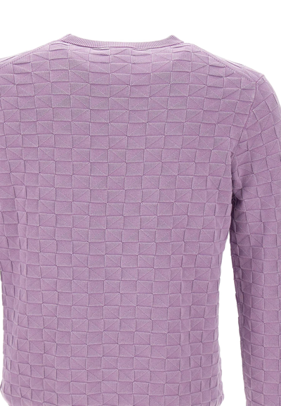 Shop Peuterey Omnium Cotton Sweater In Lilac