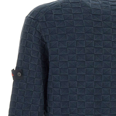 Shop Peuterey Omnium Cotton Sweater In Blue