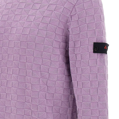 Shop Peuterey Omnium Cotton Sweater In Lilac