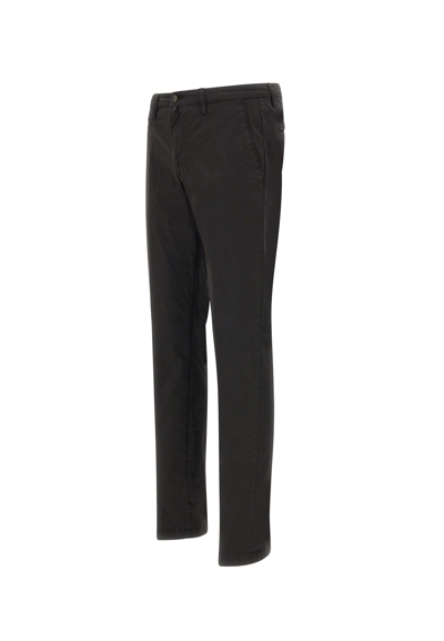 Shop Briglia 1949 Bg05 Cotton Trousers In Black