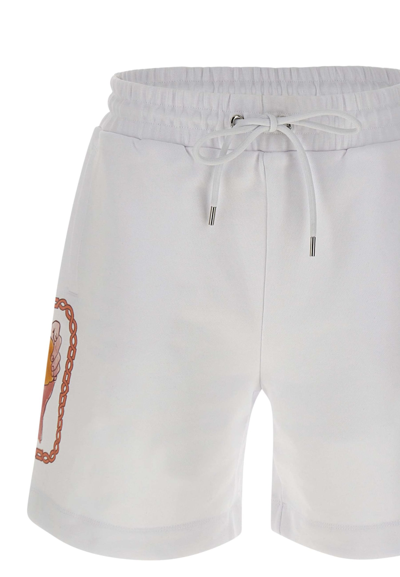 Shop Iceberg Cotton Shorts In White