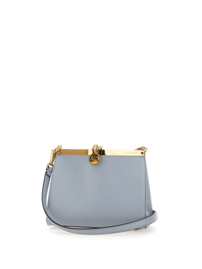 Shop Etro Vela Mini Bag In Light Blue