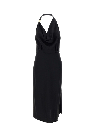 Shop Elisabetta Franchi Events Dress In Black