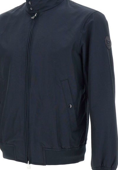 Shop Woolrich Cruiser Bomber Jacket In Blue