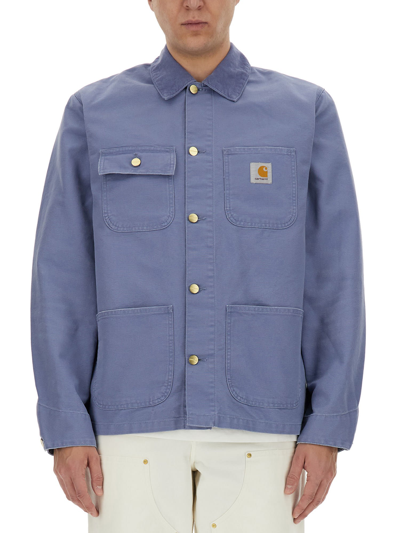 Shop Carhartt Jacket Michigan In Blu