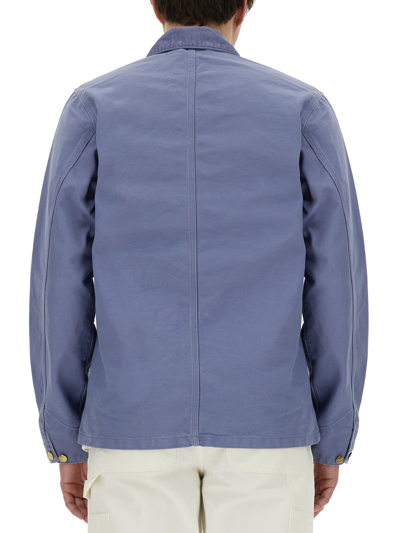 Shop Carhartt Jacket Michigan In Blu