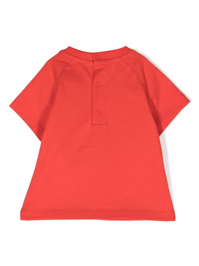 Shop Moschino T-shirt Con Logo In Red