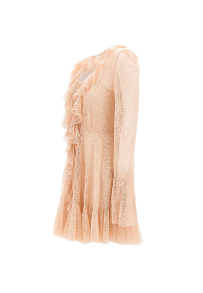 Shop Philosophy Di Lorenzo Serafini Dress Ruffles In Pink