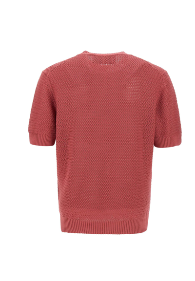 Shop Filippo De Laurentiis Cotton Sweater In Red