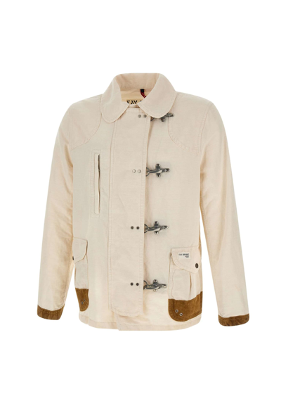 Shop Fay 4 Ganci -  Archive Jacket In White