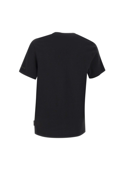 Shop Moose Knuckles Satellite Cotton T-shirt In Black