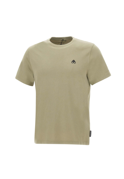 Shop Moose Knuckles Satellite Cotton T-shirt In Green