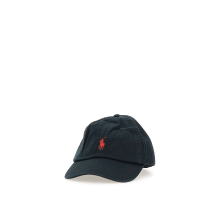 Shop Polo Ralph Lauren Core Replen Cotton Baseball Hat In Black