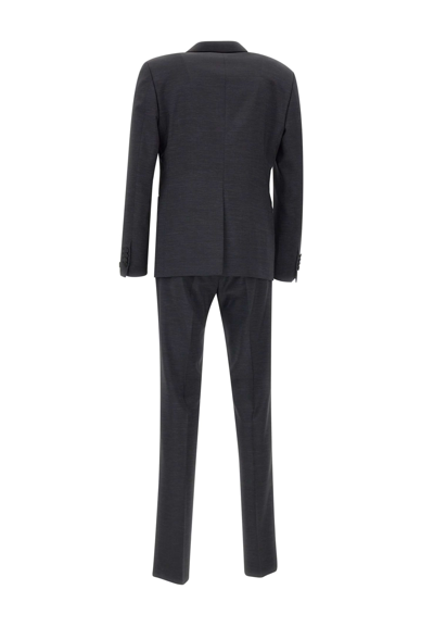 Shop Tagliatore Two-piece Formal Suit In Black