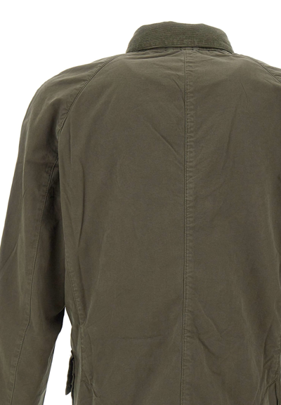 Shop Barbour Ashby Casual Cotton Jacket In Green