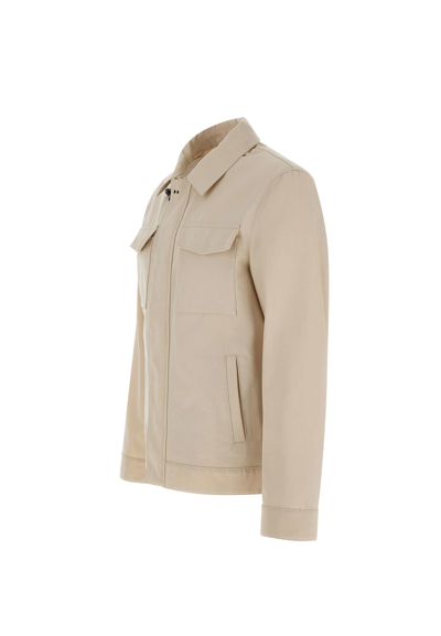 Shop Fay Truck Jacket In White