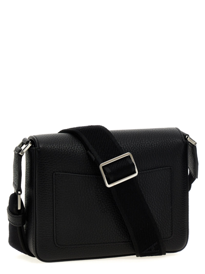 Shop Dolce & Gabbana Dg Logo Bag Medium Shoulder Bag In Black