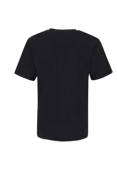 Shop Iceberg Cotton Jersey T-shirt In Black