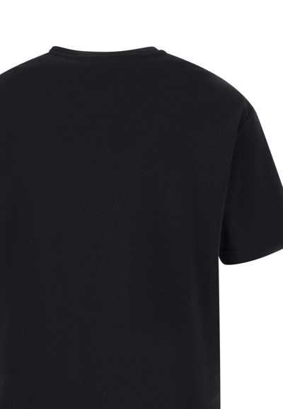 Shop Iceberg Eco-sustainable Cotton T-shirt In Black