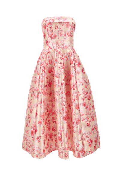 Shop Philosophy Di Lorenzo Serafini Radzmir Dress In Pink/white