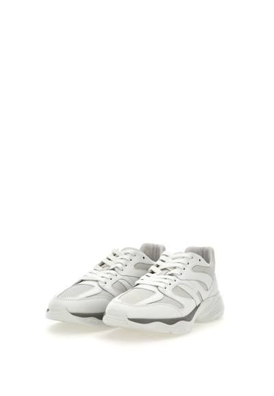 Shop Hogan H665 Leather Sneakers In White