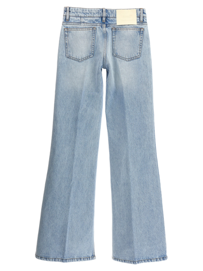 Shop Ami Alexandre Mattiussi Flared Jeans In Light Blue