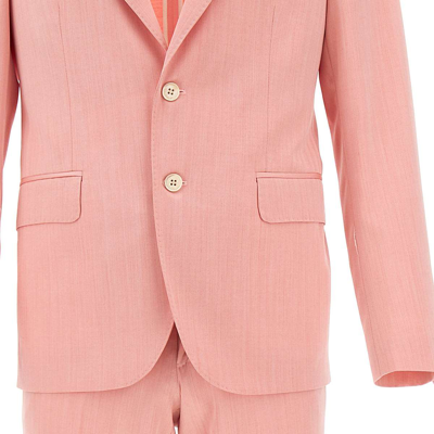 Shop Brian Dales Cool Wool Two-piece Suit In Pink