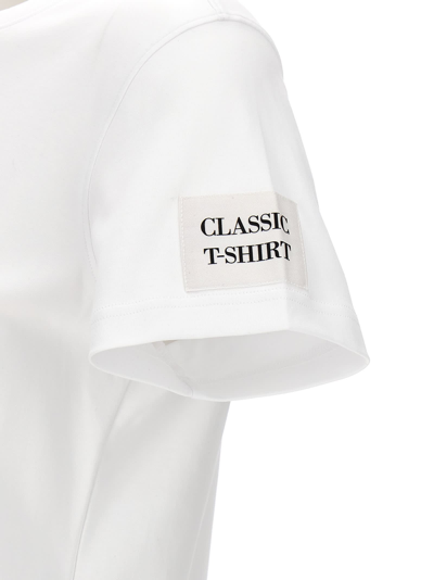 Shop Moschino Basic T-shirt In White