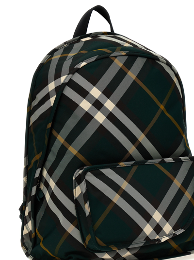 Shop Burberry Shield Backpack In Green