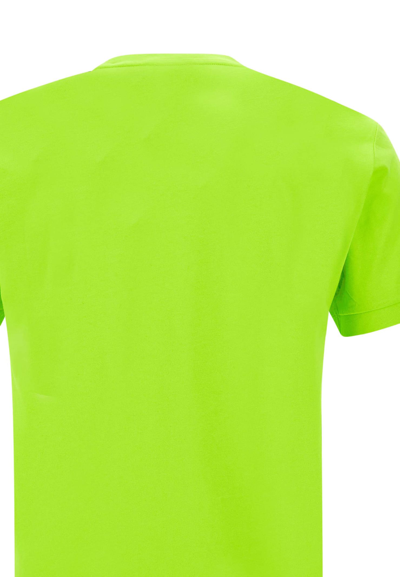 Shop Ea7 Cotton T-shirt In Green