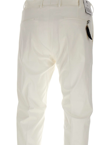 Shop Pt01 Dieci Cotton Trousers In White