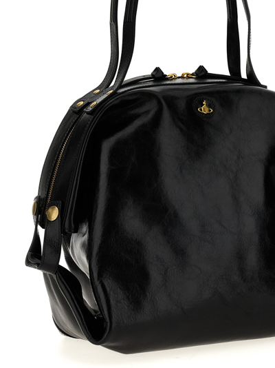 Shop Vivienne Westwood Mara Holdall Handbag In Black