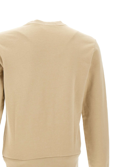 Shop Polo Ralph Lauren Classics Cotton Sweatshirt In Beige