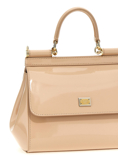 Shop Dolce & Gabbana Miss Sicily Medium Handbag In Pink