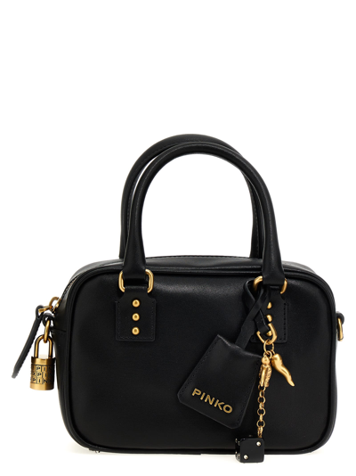 Shop Pinko Bowling Bag Handbag In Black