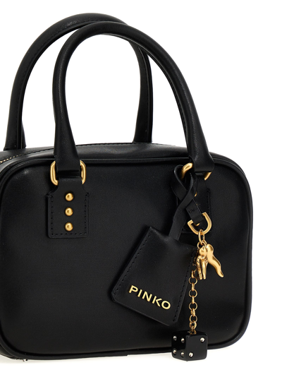 Shop Pinko Bowling Bag Handbag In Black