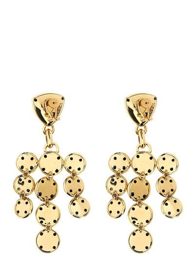 Shop Area Crystal Chandelier Earrings In Gold