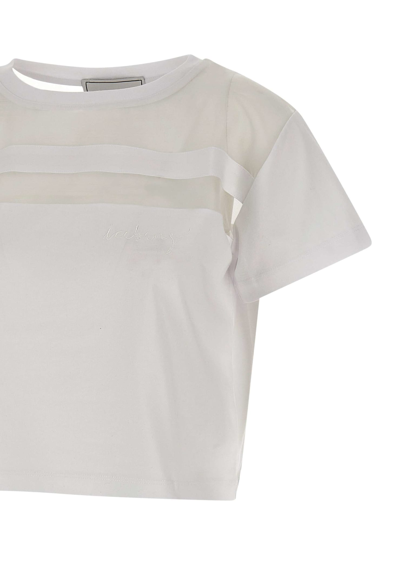 Shop Iceberg Cotton Jersey T-shirt In White