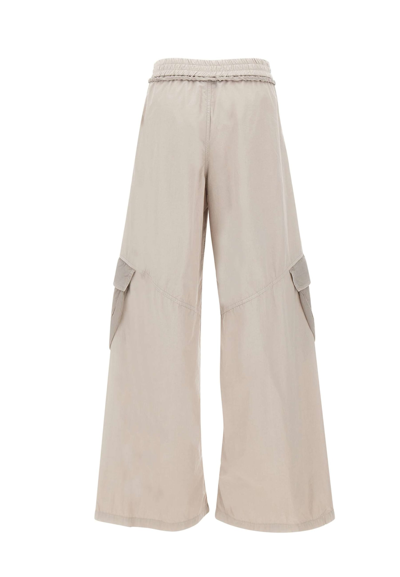 Shop Iceberg Cargo Trousers In Beige