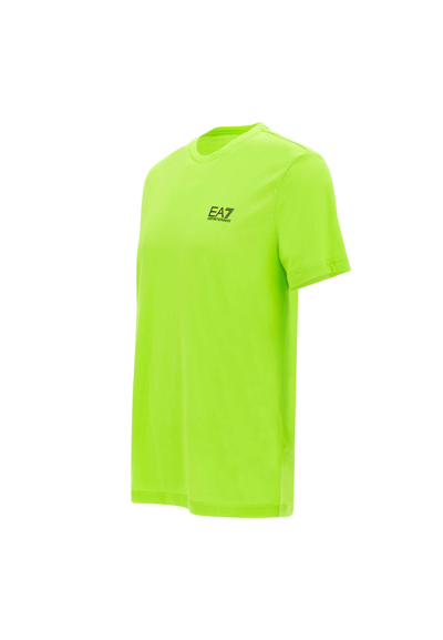 Shop Ea7 Cotton T-shirt In Green