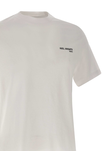 Shop Axel Arigato Legacy Cotton T-shirt In White