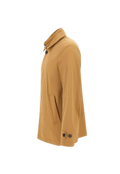 Shop Fay Morning Coat Jacket In Light Brown