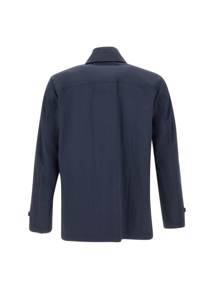 Shop Fay Morning Coat Jacket In Blue