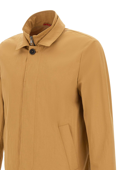 Shop Fay Morning Coat Jacket In Light Brown