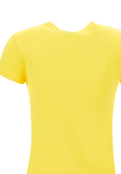 Shop Polo Ralph Lauren Cotton T-shirt In Yellow
