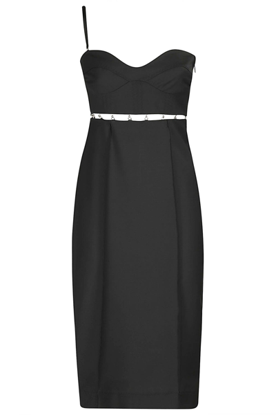 Anna October Mid-length Sheath Dress With Sweetheart Neckline In Black