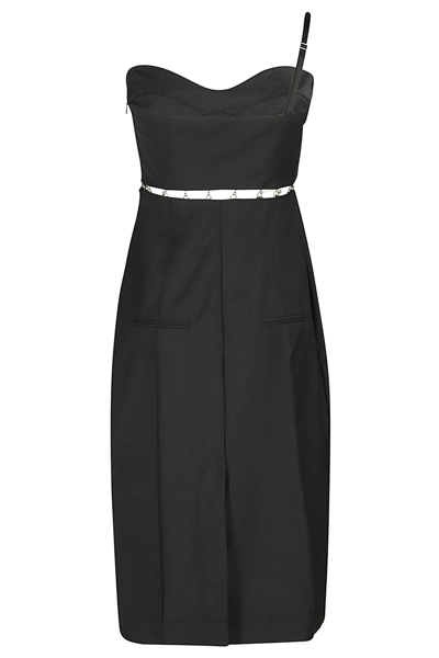 Anna October Mid-length Sheath Dress With Sweetheart Neckline In Black