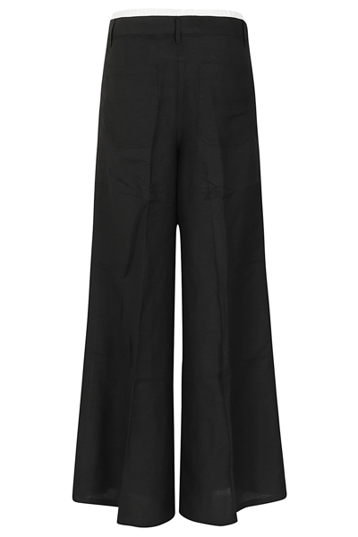 Shop Remain Birger Christensen Wide Suiting Pants In Black
