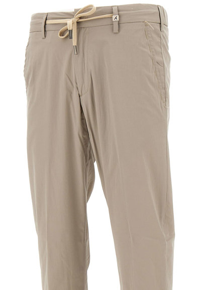 Shop Myths Apollo Cotton Trousers In Beige